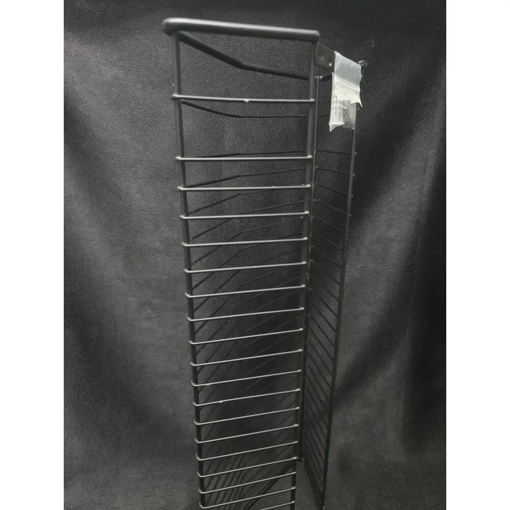 Black Metal DVD Blue Ray Holder Free Standing Rack Organizer Mountable Tower